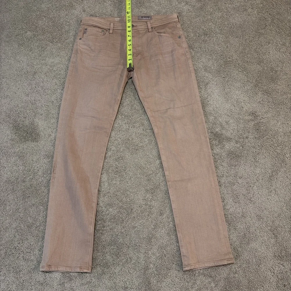 Adriano Goldschmied Tellis Jeans Modern Slim Dusty Rose AG-ED Denim Mens 34x32